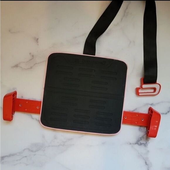 Dada Xiong pink plastic rectangular flip open board portable carseat - Picture 2 of 4